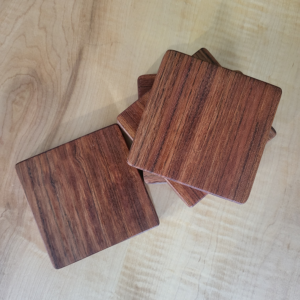 Exotic wood coasters